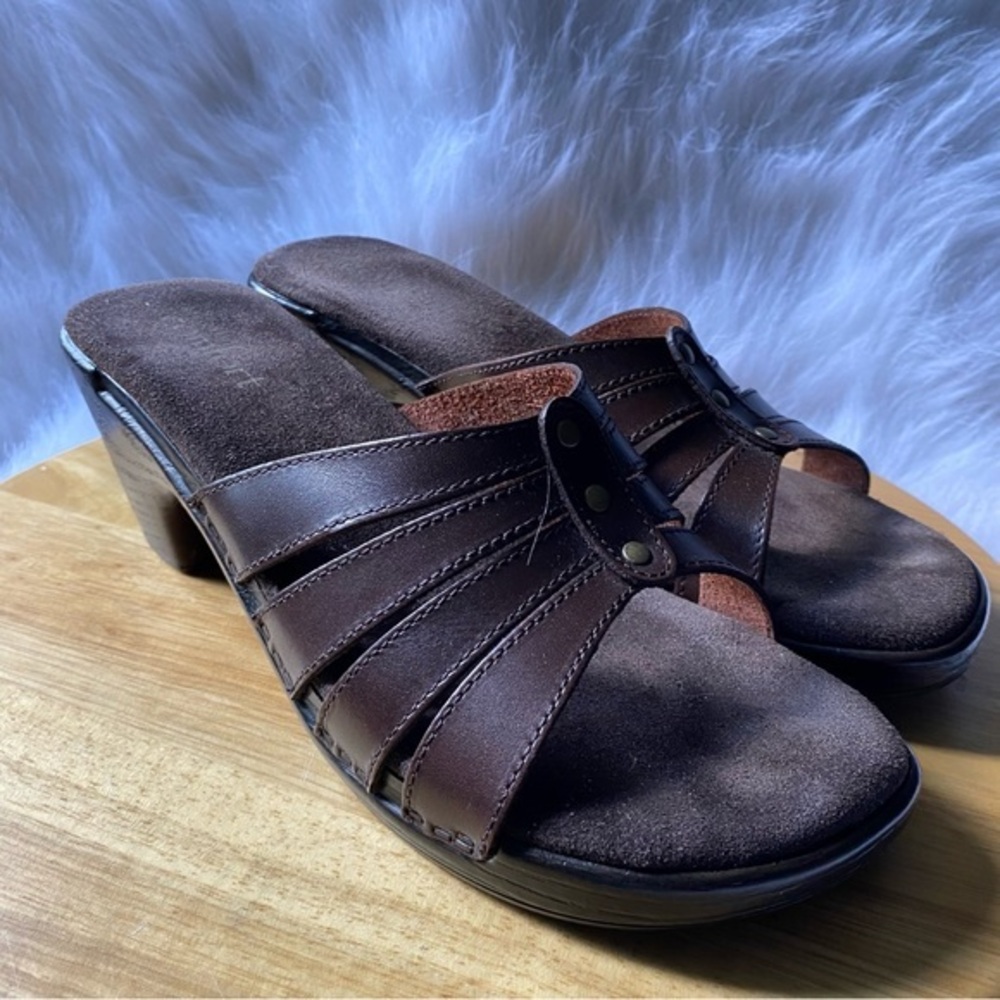 Strictly Comfort Shoes Sandal’s Size‎ 8 M Leather Open Toe Slip On
